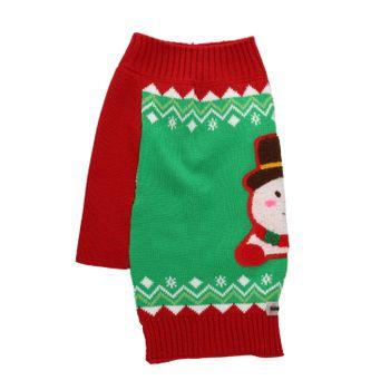Rufus & Rosie Patterened Christmas Dog Sweater, S