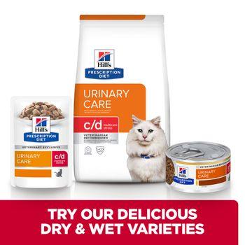 Hill'S Prescription Diet C/D Multicare Stress Urinary Cat Wet Food With Chicken 12X85g
