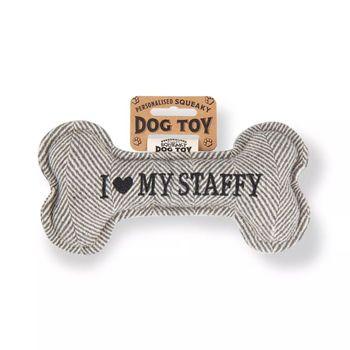 History & Heraldry 'I Love My Staffy' Dog Toy