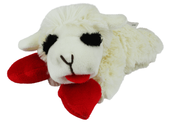 Happy Pet Lamb Chop Plush Dog Toy Small