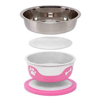 Thermacool Hot Pink Dog Bowl Medium