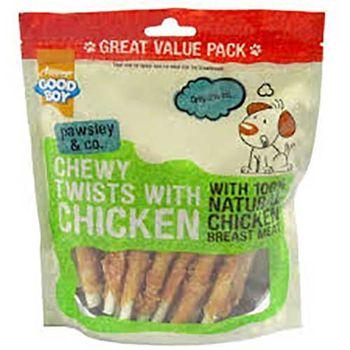 Good Boy Pawsley & Co Chicken Twisters Value Pack Dog Treats 320g