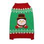 Rufus & Rosie Patterened Christmas Dog Sweater, S