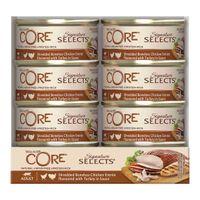 Wellness CORE®  Signature Selects Shredded Boneless Chicken Entree with Turkey in Sauce Adult Cat Wet Food 79g