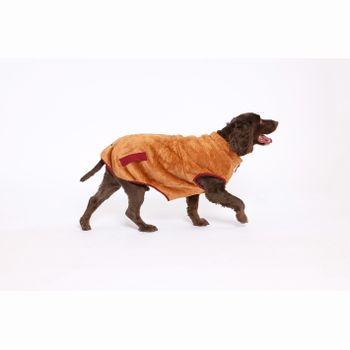 Rufus & Rosie Red Teddy Dog Fleece Jumper, L+
