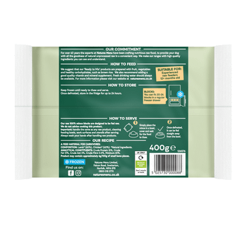 Natures Menu Lamb And Chicken Raw Dog Food, 12 x 400g