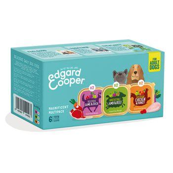 Edagrd & Cooper Adult Wet Food Cup Multipack Chicken Game Lamb 6x100g