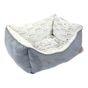 Sung & Cosy Novara Grey Dog Bed, Large