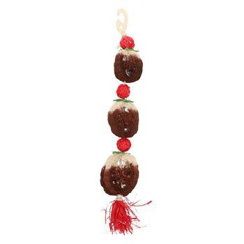 Cupid and Comet Pudding Garland Loofa Pet Toy