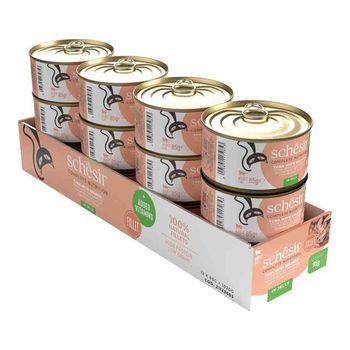 Schesir Complete and Balanced Wet Cat Food Salmon Fillet in Jelly 85g