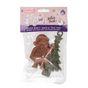Rosewood Cupid & Comet Veggie Burst Santa & Tree Duo Gnaw Treats for Small Animals