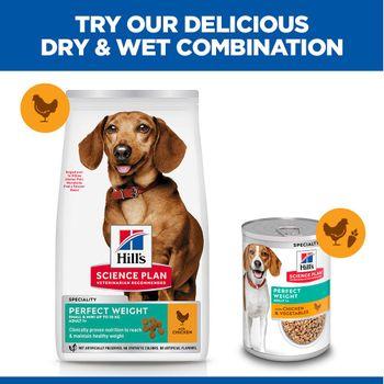 Hill'S Science Plan Adult Perfect Weight Small & Mini Dry Dog Food Chicken Flavour 1.5kg