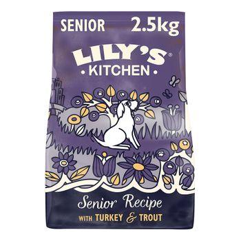 Lilys Kitchen Dog Turkey & Trout Senior Recipe Dry Food 2.5kg
