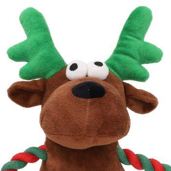 Rufus & Rosie Christmas Reindeer Rope Plush Dog Toy