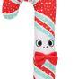 Smart Choice Squeaky Plush Candy Cane Dog Toy Assorted