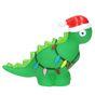 Smart Choice Squeaky Vinyl Festive Dinosaur Dog Toy