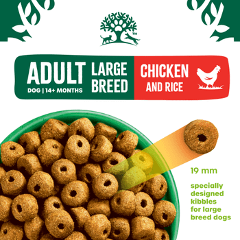 JAMES WELLBELOVED® Large Breed Adult Dry Dog Food Chicken & Rice 15kg