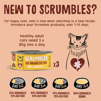Scrumbles Grain Free Wet Cat Food in Jelly Meat Selection 6x80g