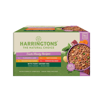 Harringtons Wet Meaty Dog Food 16x400g