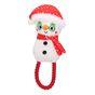 Rosewood Squeaky Plush & Rope Christmas Dog Toy