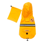 Rufus & Rosie Pac-A-Mac, Yellow, Medium Dog Coat