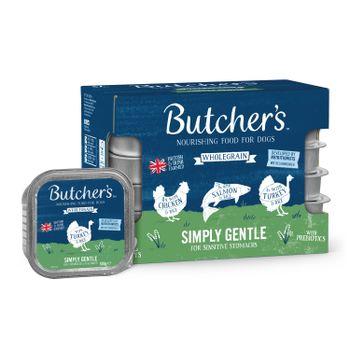 Butcher's Simply Gentle Foil Trays 12 x 150g