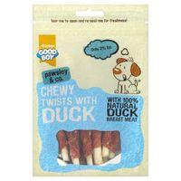 Good Boy Pawsley & Co Chewy Duck Twists Dog Treats 90g