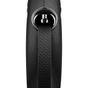 Flexi Classic Retractable Tape Large Dog Lead 5m - Black