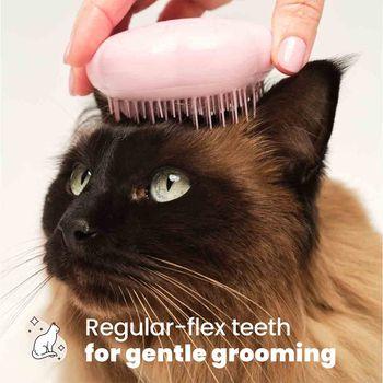 Pet Teezer Detangling Cat Grooming Brush, Pink