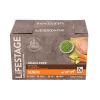 Lifestage Grain Free Senior Wet Dog Food Turkey 7x395g