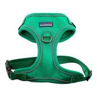 Doodlebone Trendy Tails Stomp Dog Harness Green 1-2