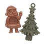 Rosewood Cupid & Comet Veggie Burst Santa & Tree Duo Gnaw Treats for Small Animals
