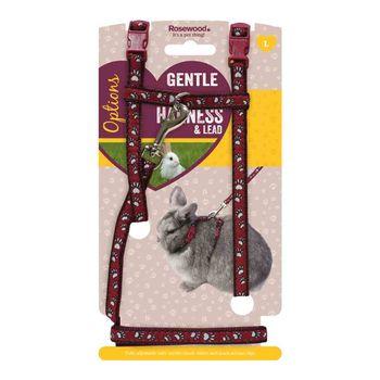 Rosewood Rabbit Harness Lead Collar Set Rabbit Collar