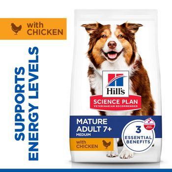 Hill's Science Plan Mature Adult Medium Dry Dog Food Chicken 2.5kg