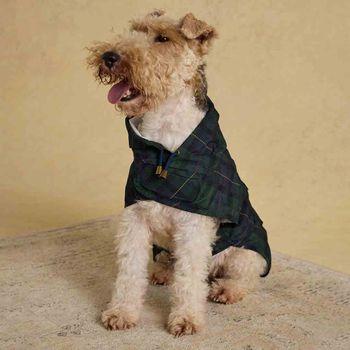 Joules Blackswatch Check Packaway Dog Jacket Large