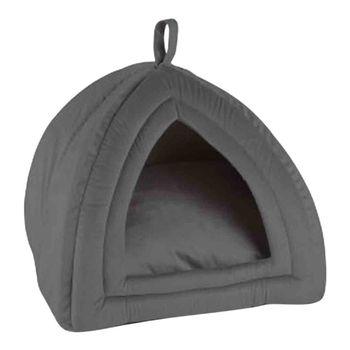 Velvet Cat Igloo Slate Cat Bed