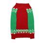 Rufus & Rosie Patterened Christmas Dog Sweater, S
