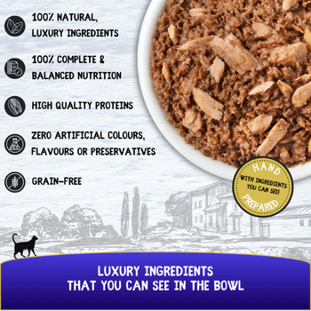 Cookhouse Luxury Complete Cat Food Tuna Pate Terrine 70g