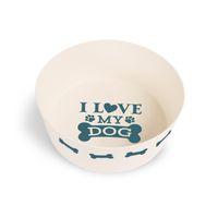 I Love My Dog Dog Bowl
