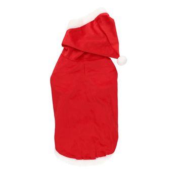Rufus & Rosie Santa Dog Hoodie Large