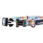 Doodlebone Trendy Tails Padded Dog Collar Pink 3-6