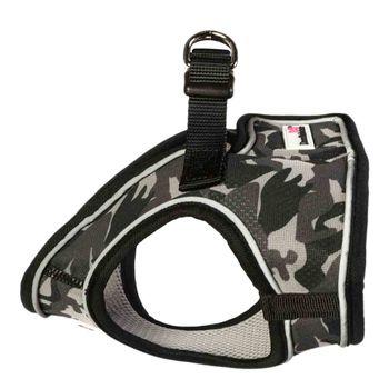 Doodlebone Smokey Camo Snappy Dog Harness, Medium
