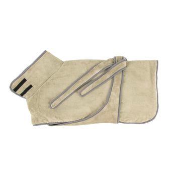 Scruffs Expedition Deluxe Dog Drying Robe Khaki Large