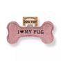 History & Heraldry 'I Love My Pug' Dog Toy
