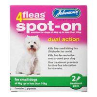 Johnsons 4Fleas Spot On Dual Action for Small Dogs