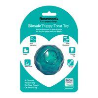 Rosewood Biosafe Puppy Treat Dog Ball Blue