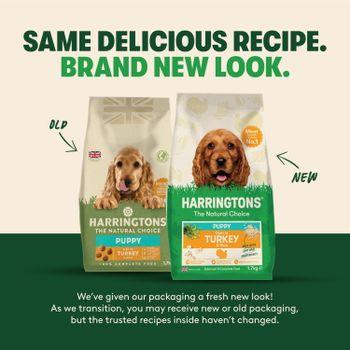Harringtons Complete Dry Puppy Food, Turkey & Rice 1.7KG