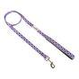 Doodlebone Bold Padded Dog Lead Violet Stars 25mm