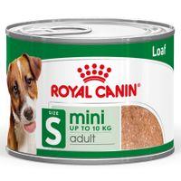 Royal Canin Mini Adult Wet Small Dog Food Cans In Loaf 195g