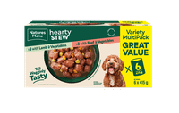 Natures Menu Lamb & Beef Hearty Stews Wet Dog Food 6x415g